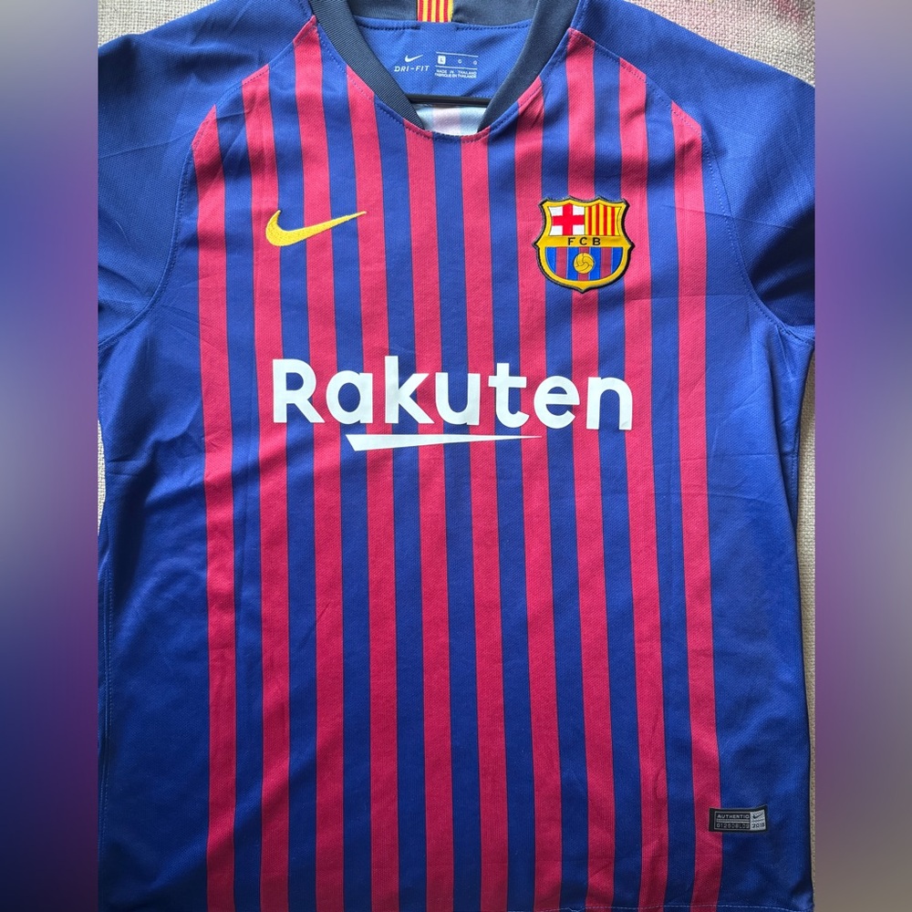 FC Barcelona Men's Messi #10 Dri Fit Jersey